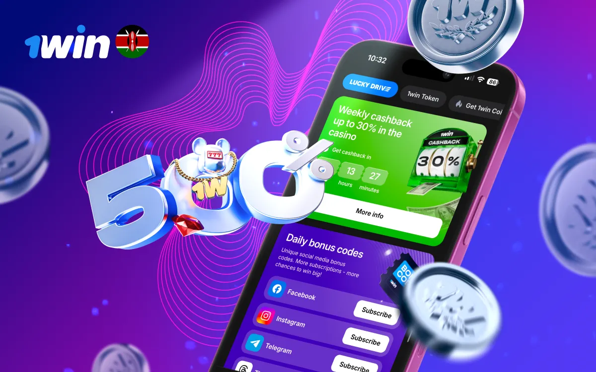 1Win Kenya: 500% Bonus Unlocked! Max Cashback + Express Boosts
